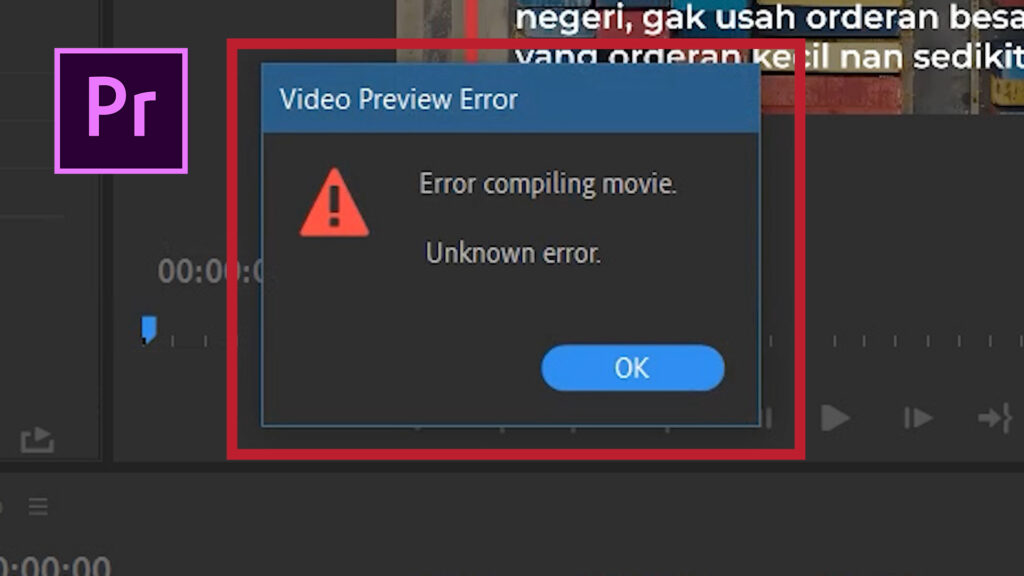 error compiling movie